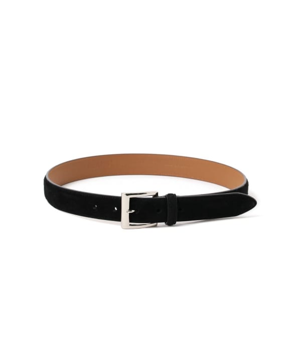 Beams Plus, Suede Belt, Black