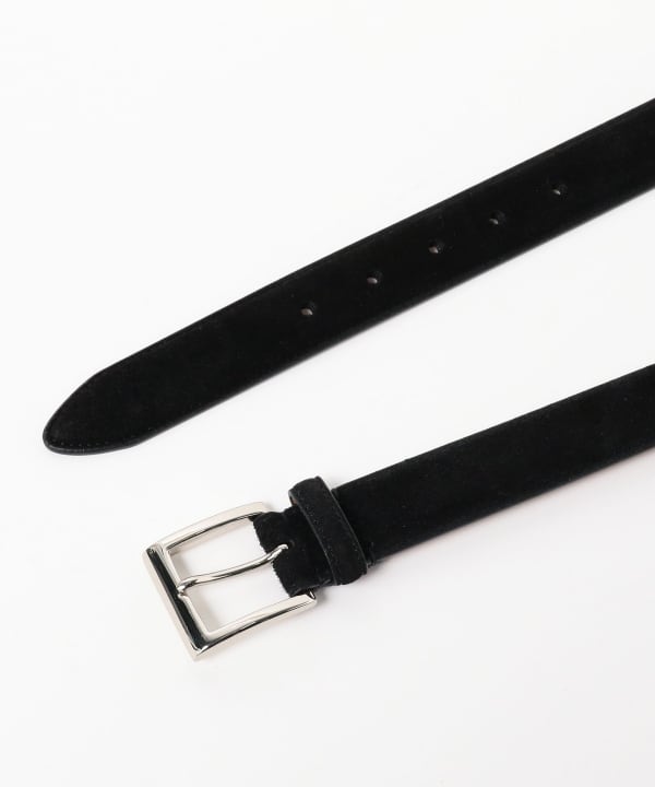 Beams Plus, Suede Belt, Black