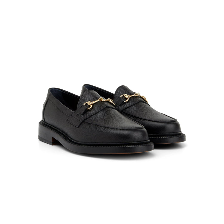 The Ellis Penny Loafer, Onyx - Blackstock & Weber