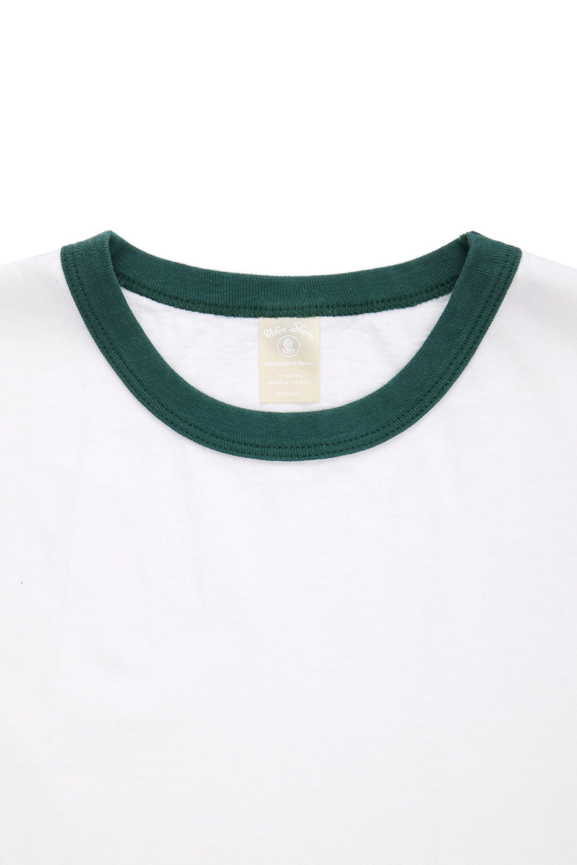 The 80's Ringer Tee by Velva Sheen, Green