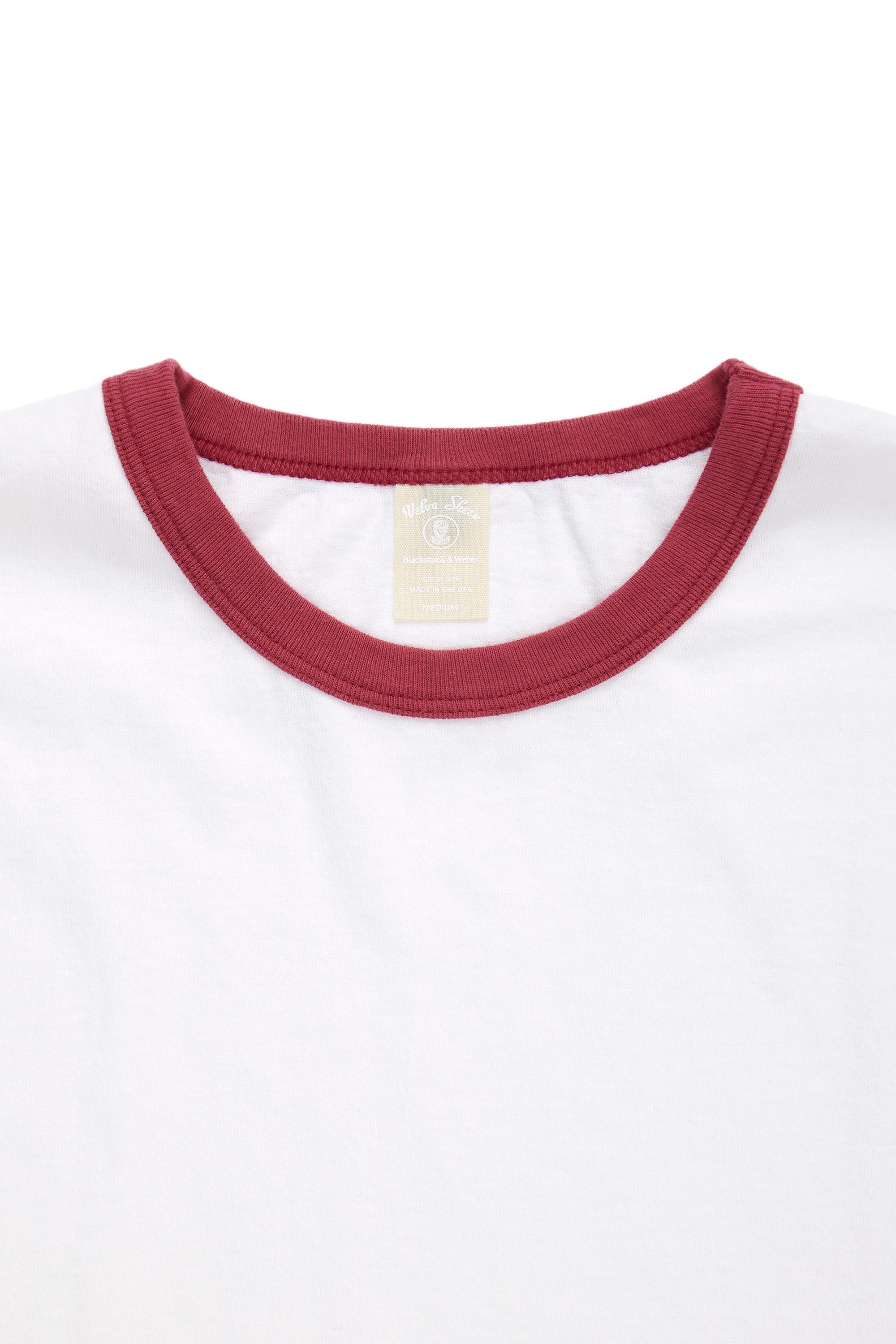 The 80's Ringer Tee by Velva Sheen, Red