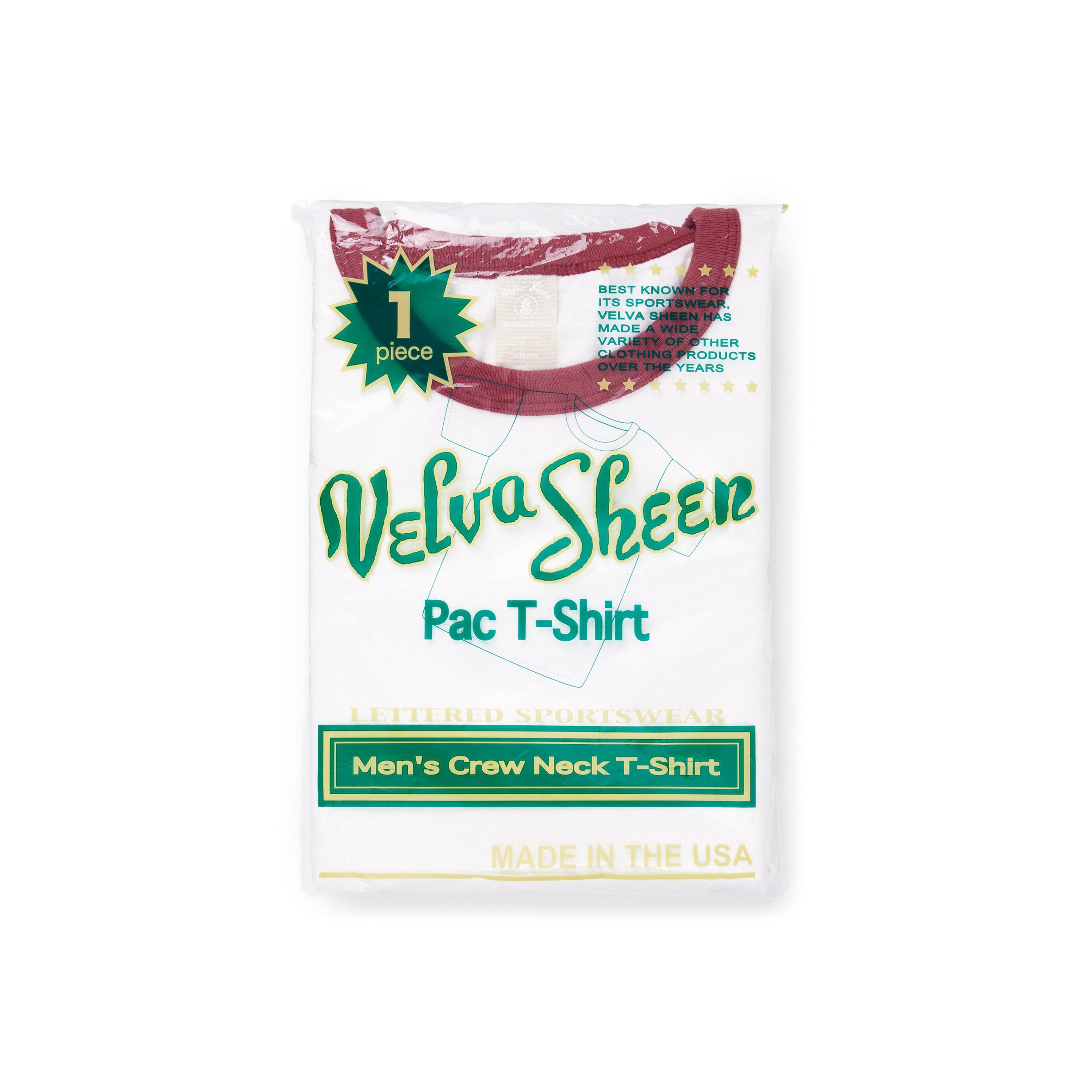 The 80's Ringer Tee by Velva Sheen, Red