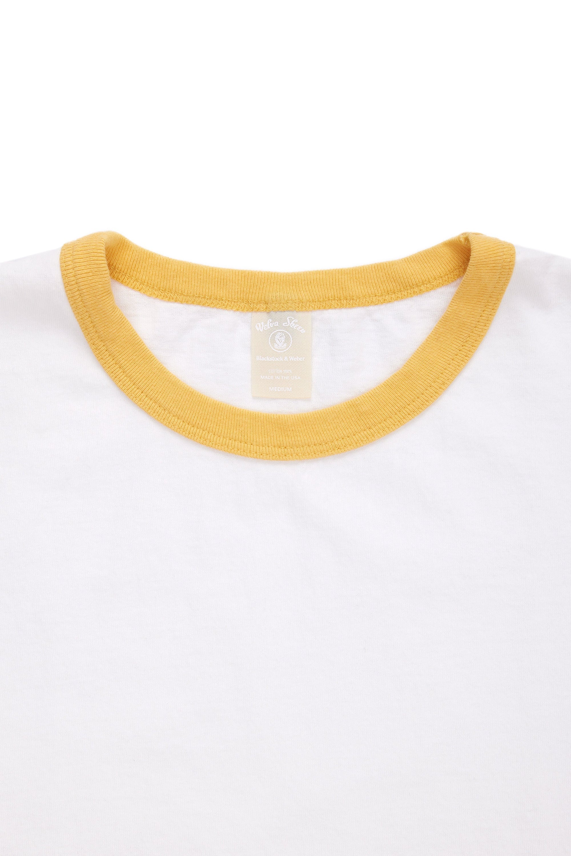 The 80's Ringer Tee by Velva Sheen, Yellow