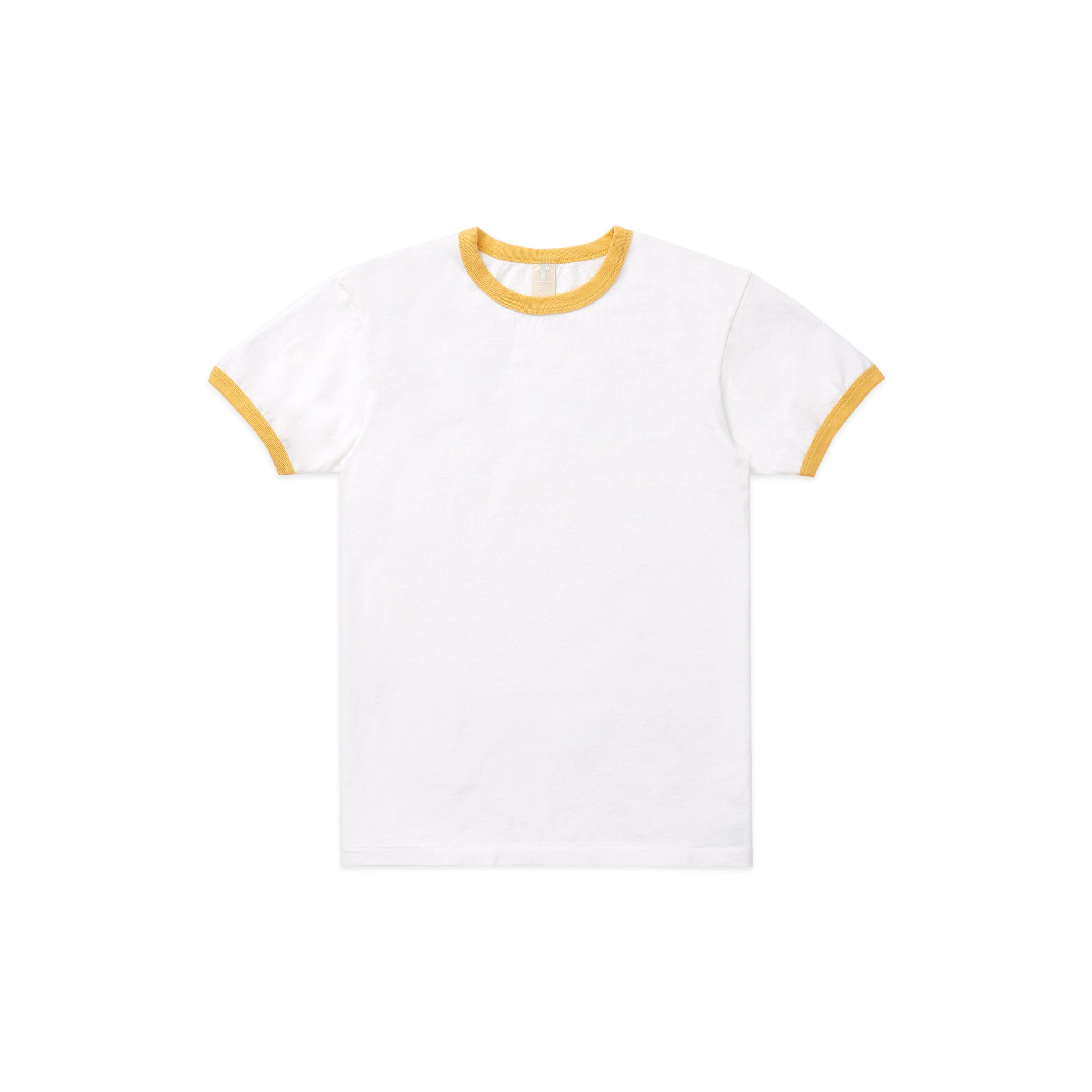 The 80's Ringer Tee by Velva Sheen, Yellow