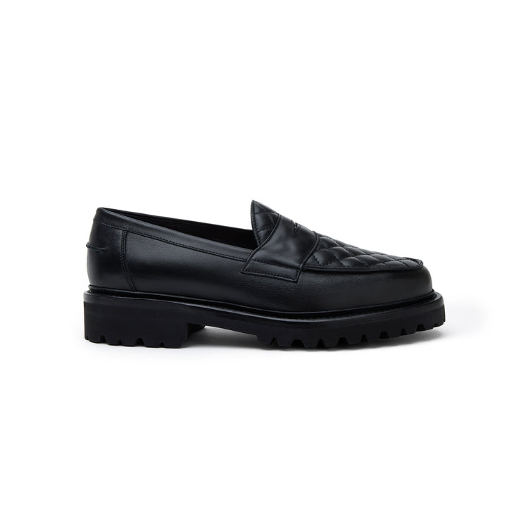 The Ellis Penny Loafer, Caviar Quilt, Lug Sole