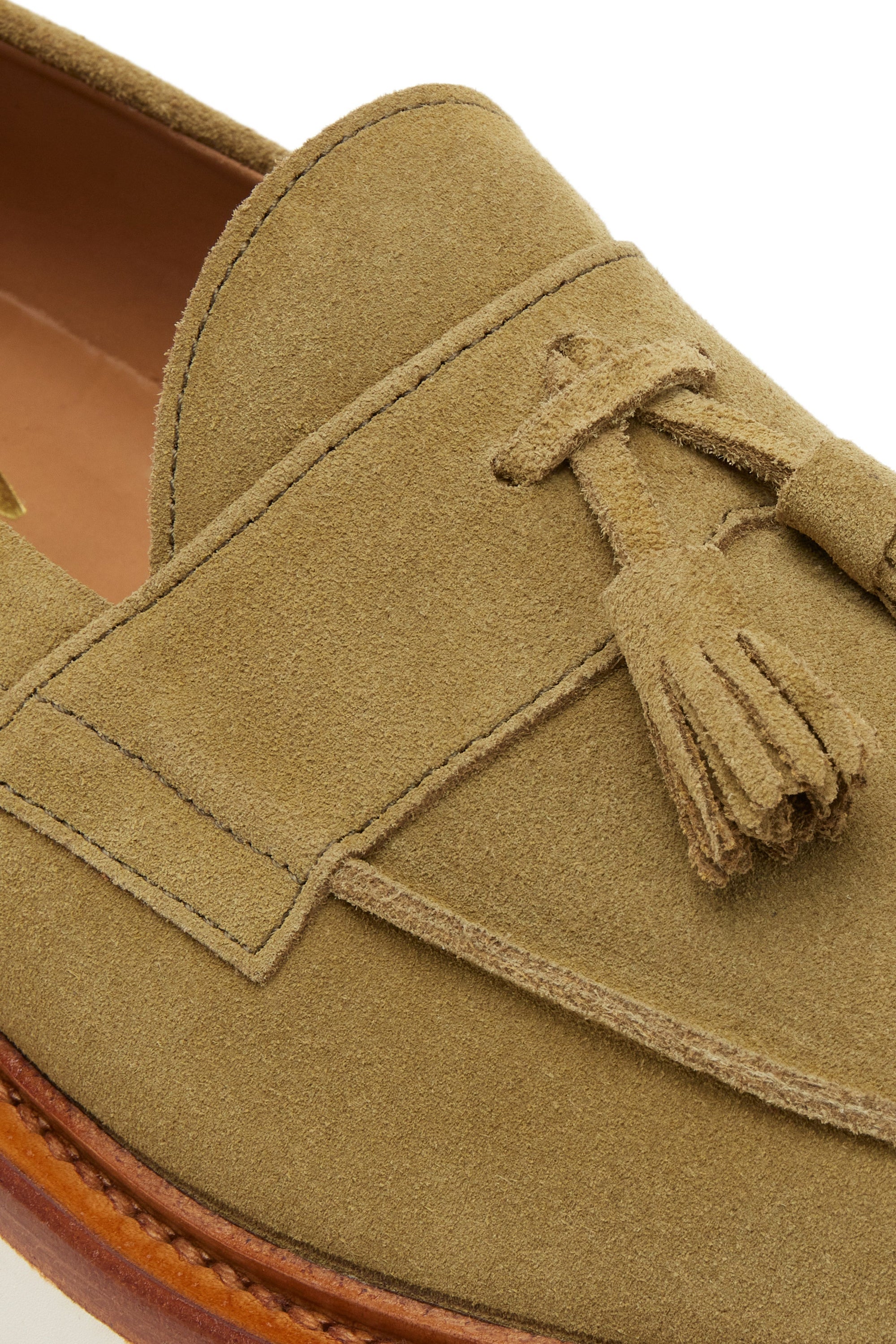 The Clásico Tassel Loafer, Sage, Lug Sole
