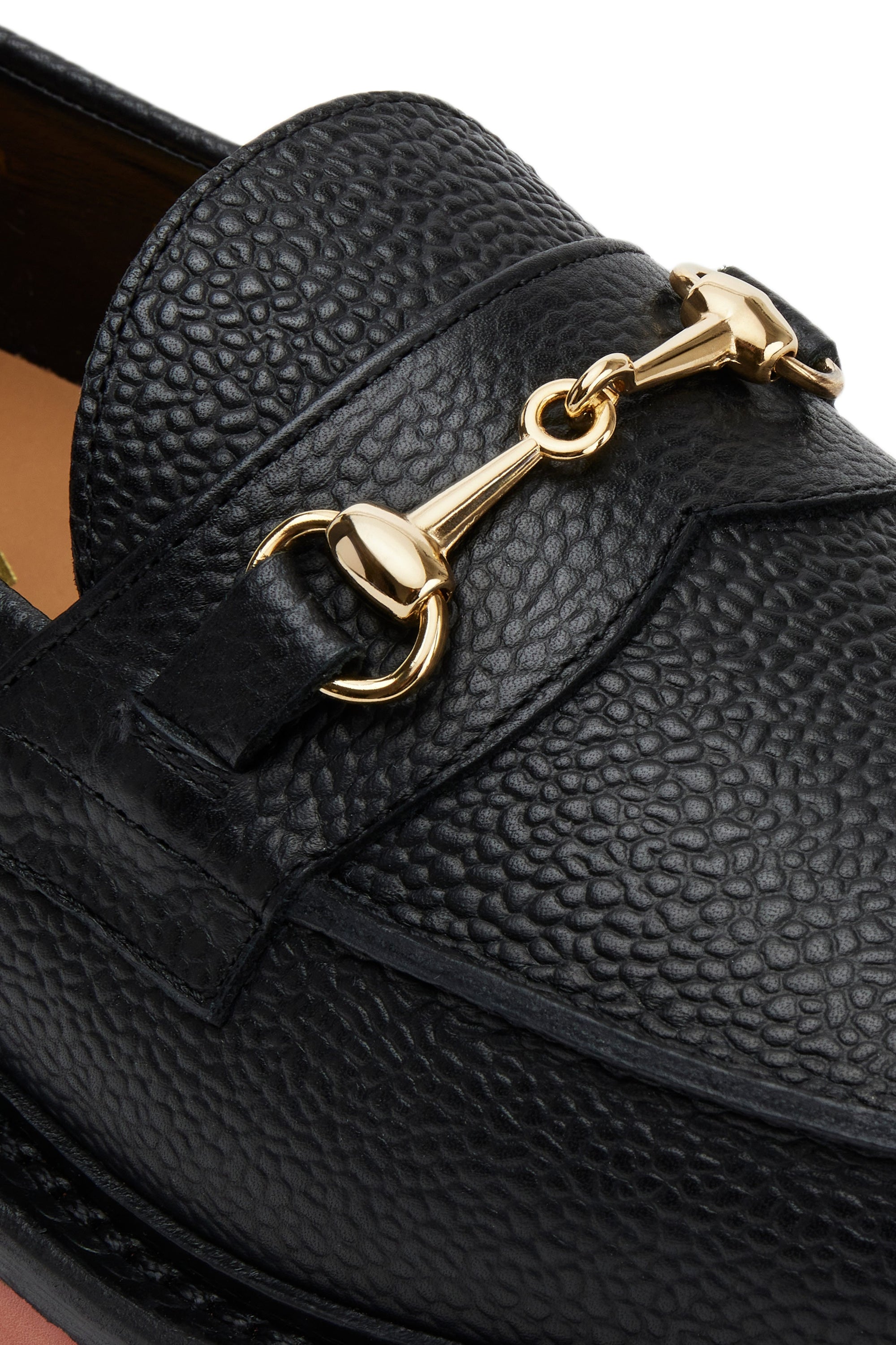 The Mason Horse Bit Loafer, Onyx/Clay, Lug Sole