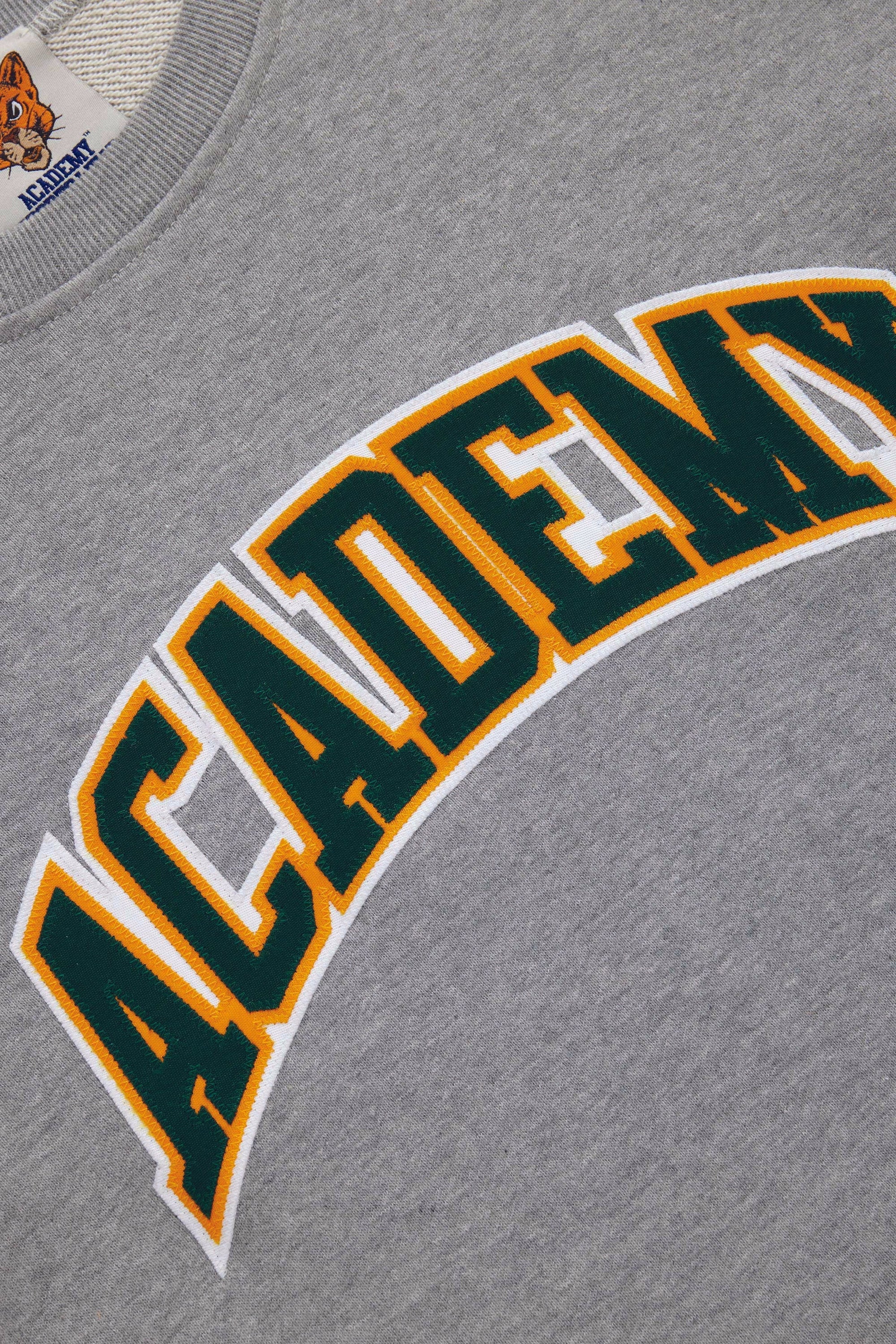The Bookstore Crewneck, Green/Yellow