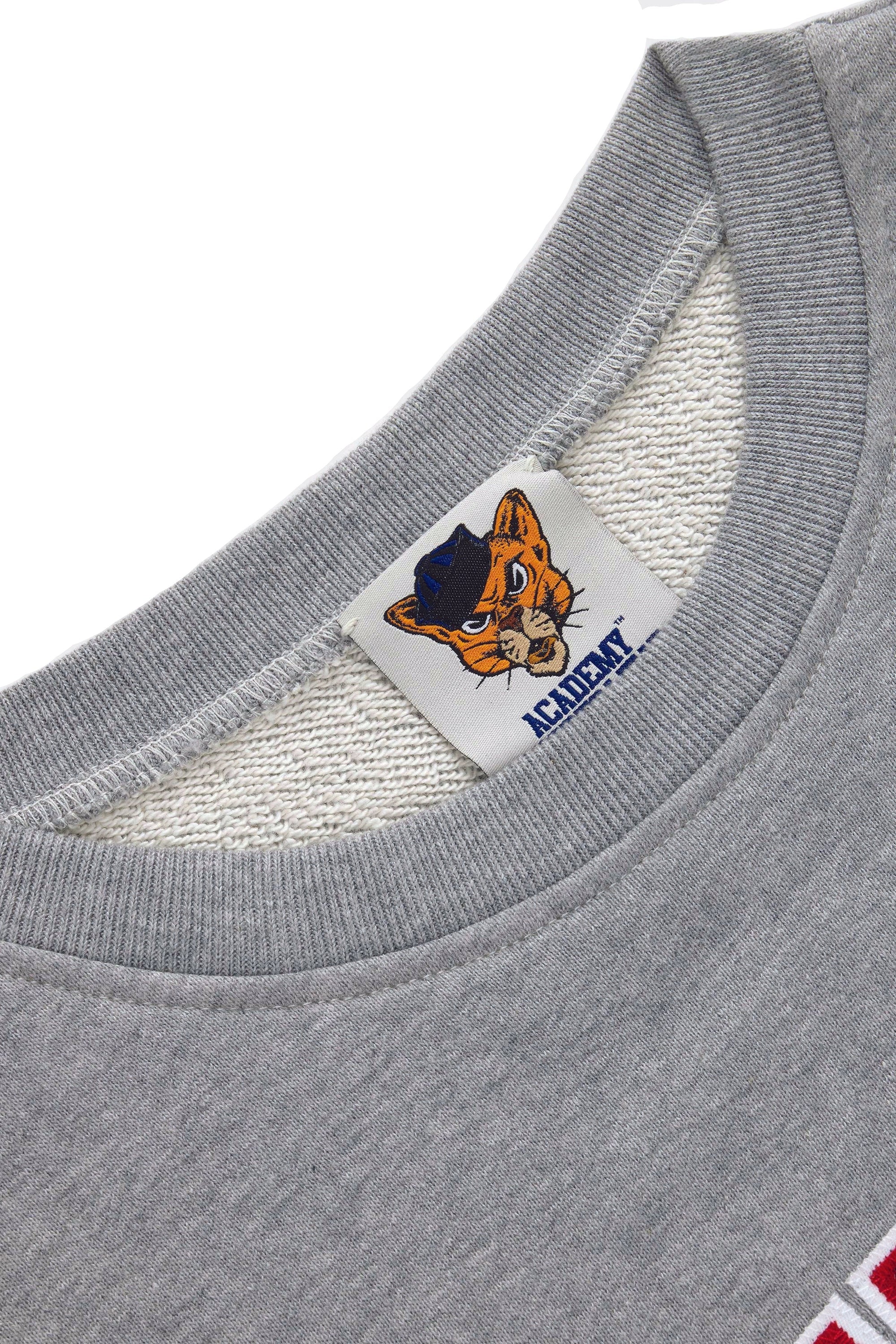 The Bookstore Crewneck, Navy/Red