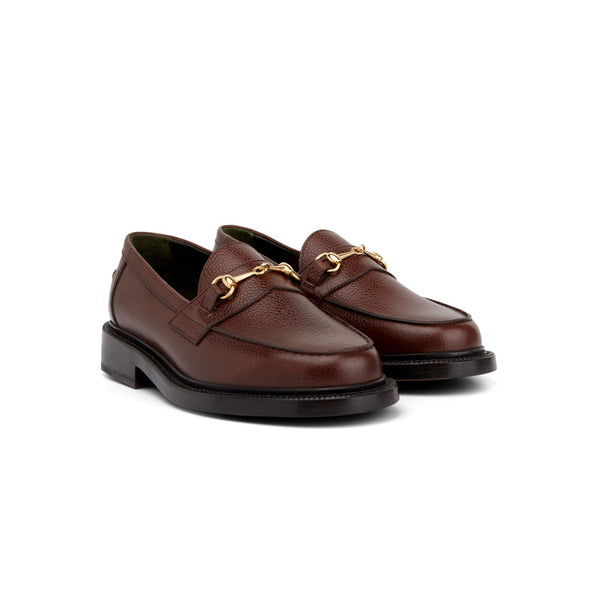 The Mason Horse Bit Loafer, Chocolate - Blackstock & Weber display picture 2