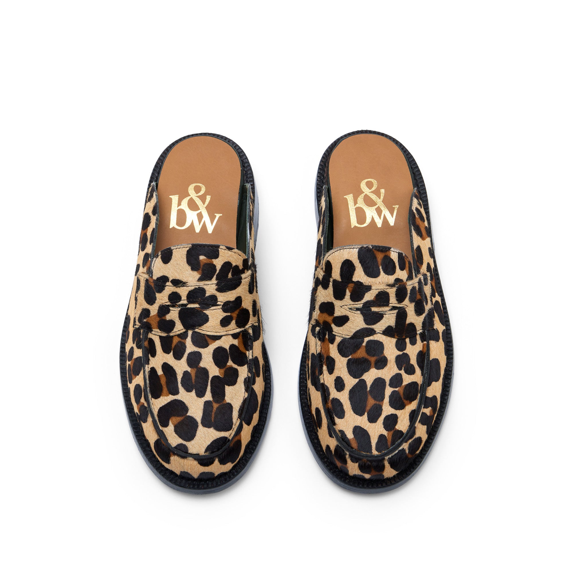 The Ellis Backless Mule, Leopard