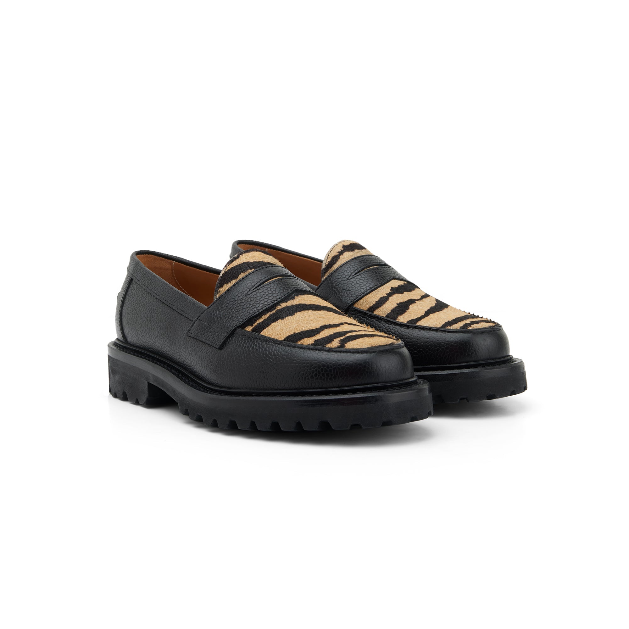 The Ellis Penny Loafer, Tiger, Lug Sole