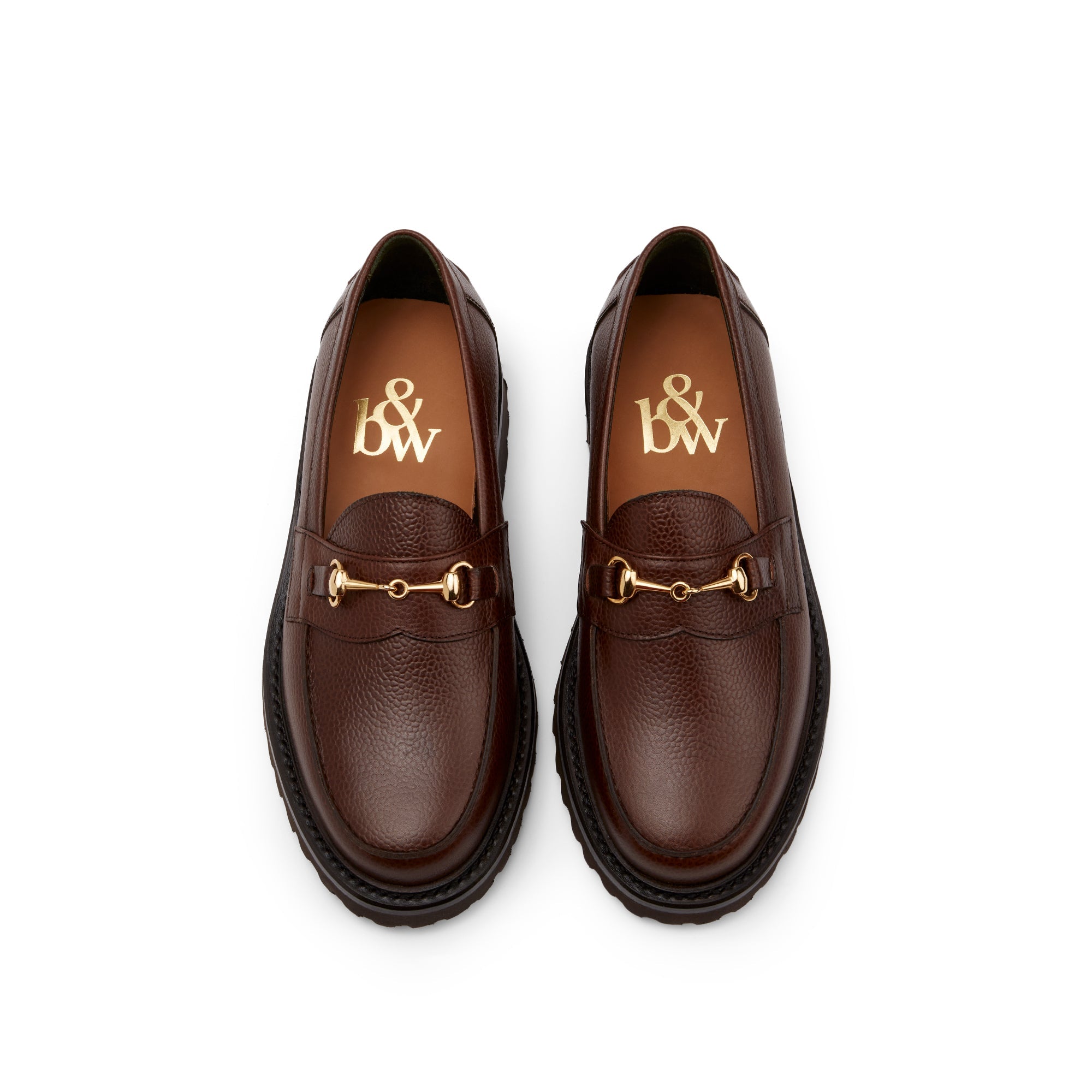 The Mason Horse Bit Loafer, Chocolate, Lug Sole