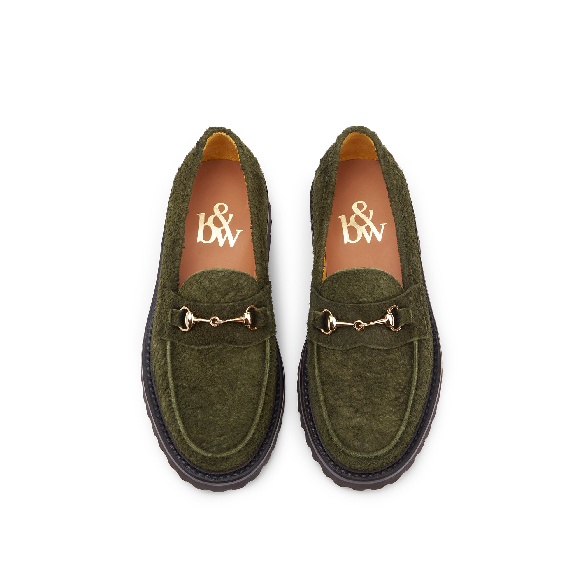 The Mason Horse Bit Loafer, Moss, Vibram 1757 Lug Sole