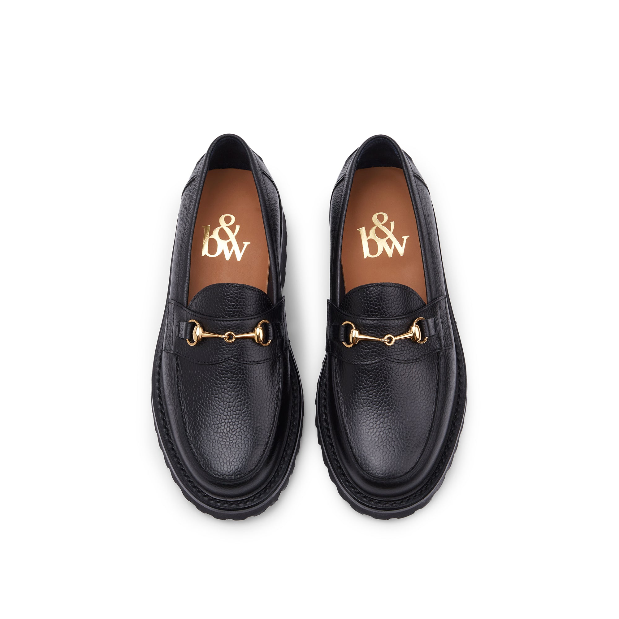 The Mason Horse Bit Loafer, Onyx, Lug Sole