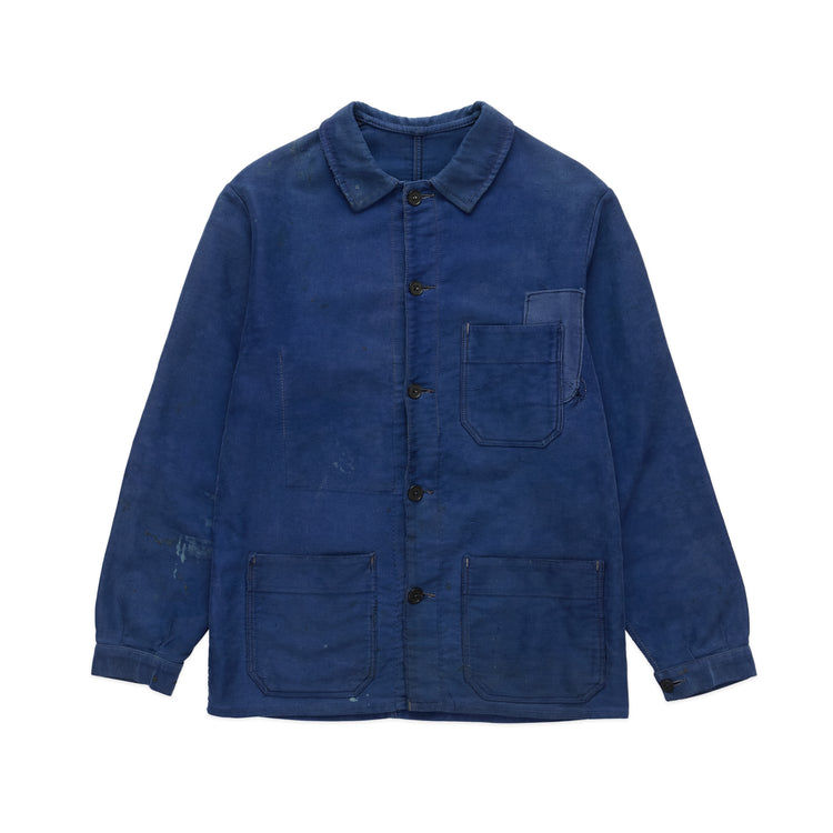 Patched Moleskin Jacket