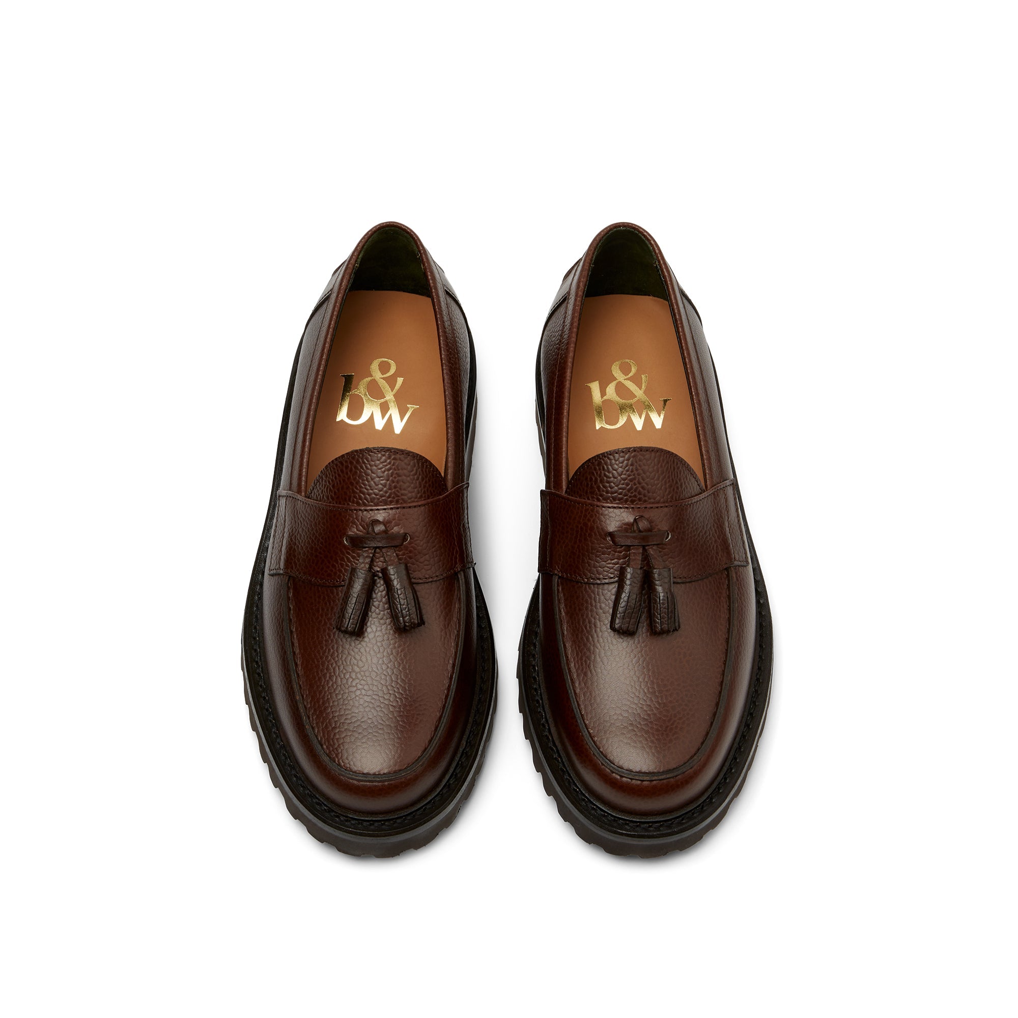 The Clásico Tassel Loafer, Chocolate, Lug Sole