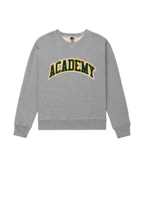 The Bookstore Crewneck, Green/Yellow