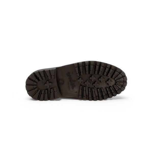 The Weber Lug sole, seen from underneath