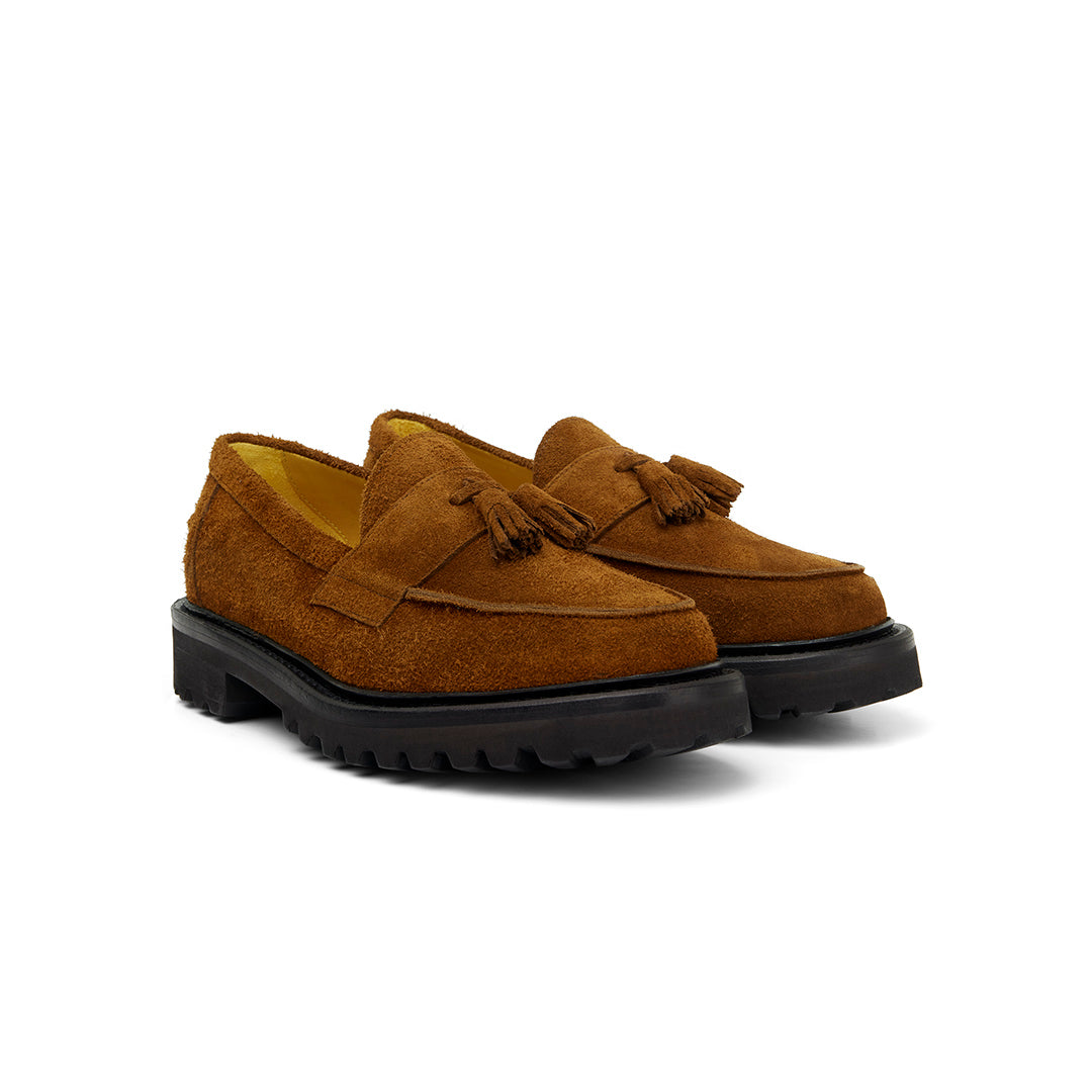 The Clásico Tassel Loafer, Tobacco, Vibram 1757 Lug Sole