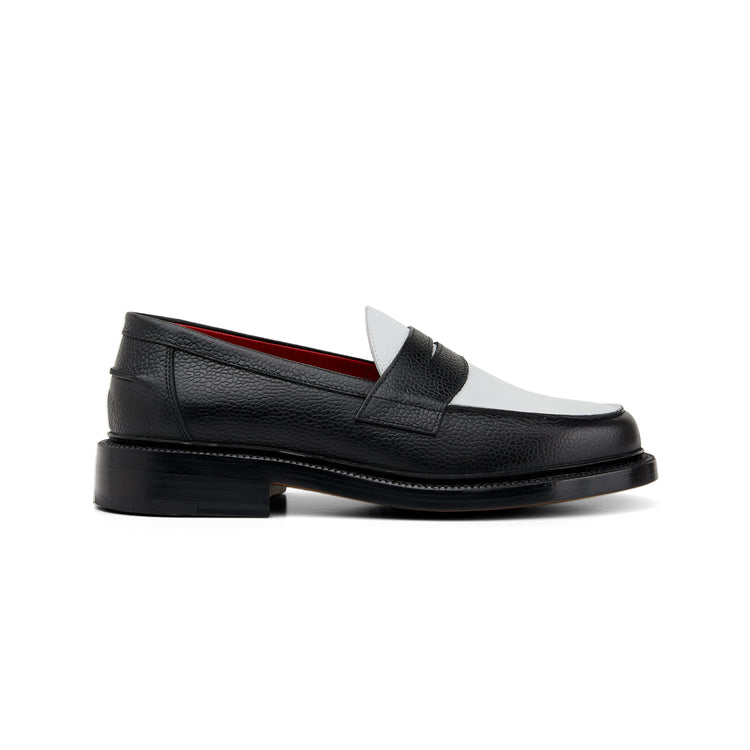 The Ellis Penny Loafer, Onyx - Blackstock & Weber