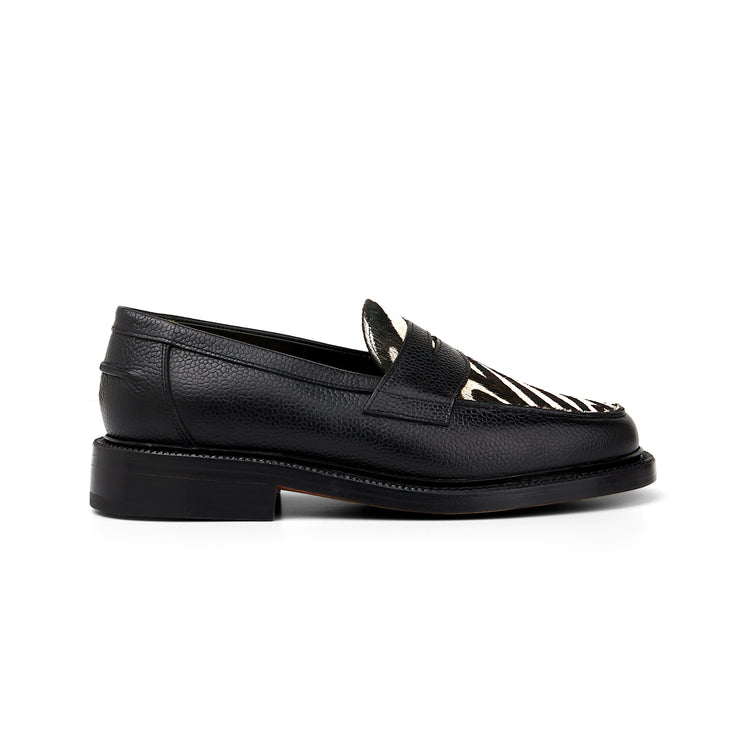 The Ellis Penny Loafer, Bovine, Vibram 1757 Lug Sole – Blackstock