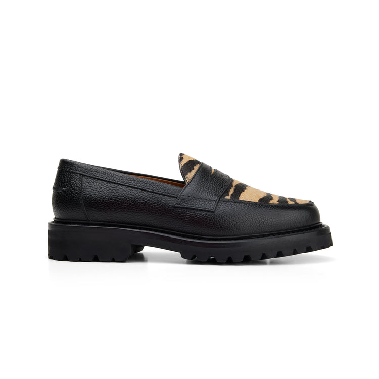 The Ellis Penny Loafer, Tiger, Vibram 1757 Lug Sole