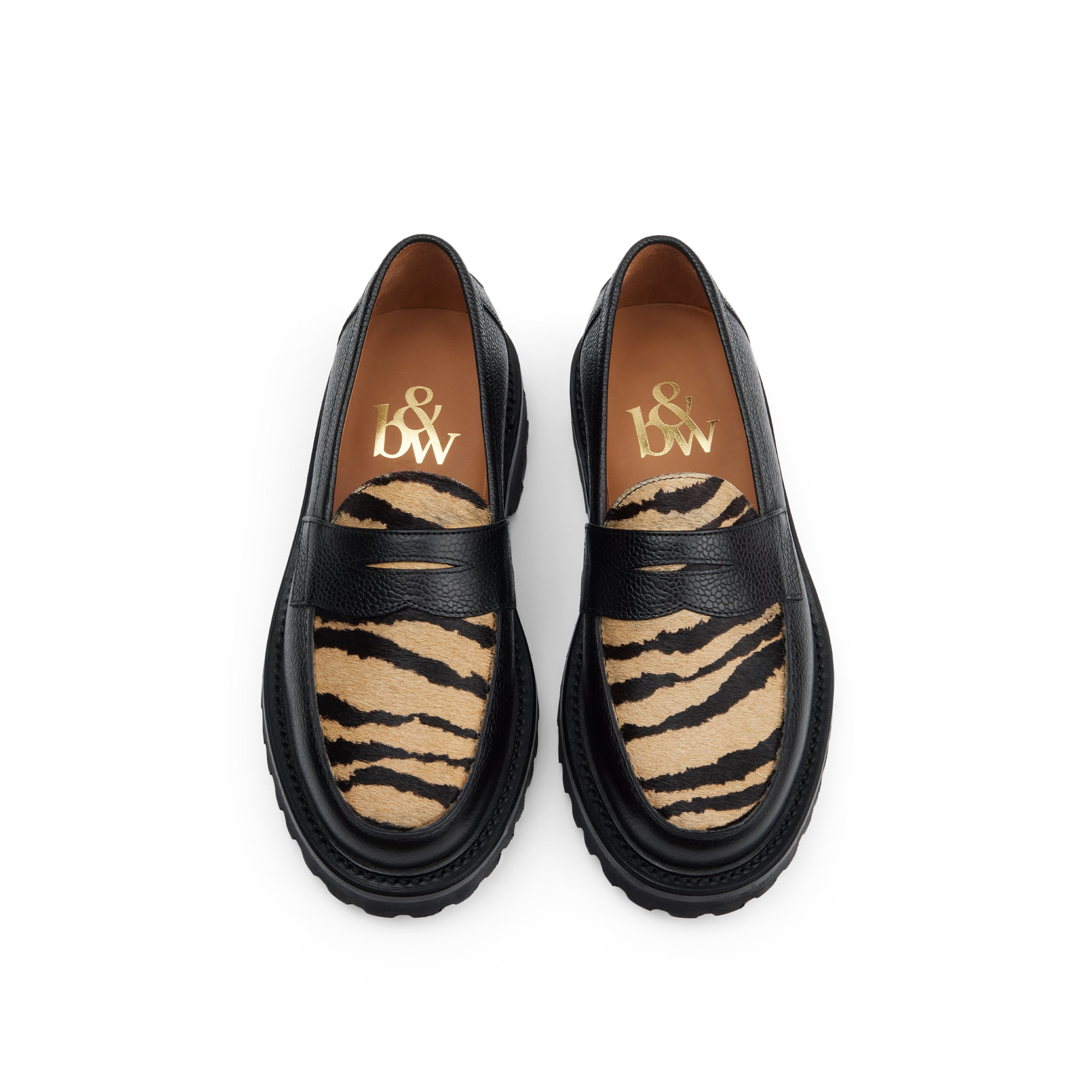 The Ellis Penny Loafer, Tiger, Vibram 1757 Lug Sole