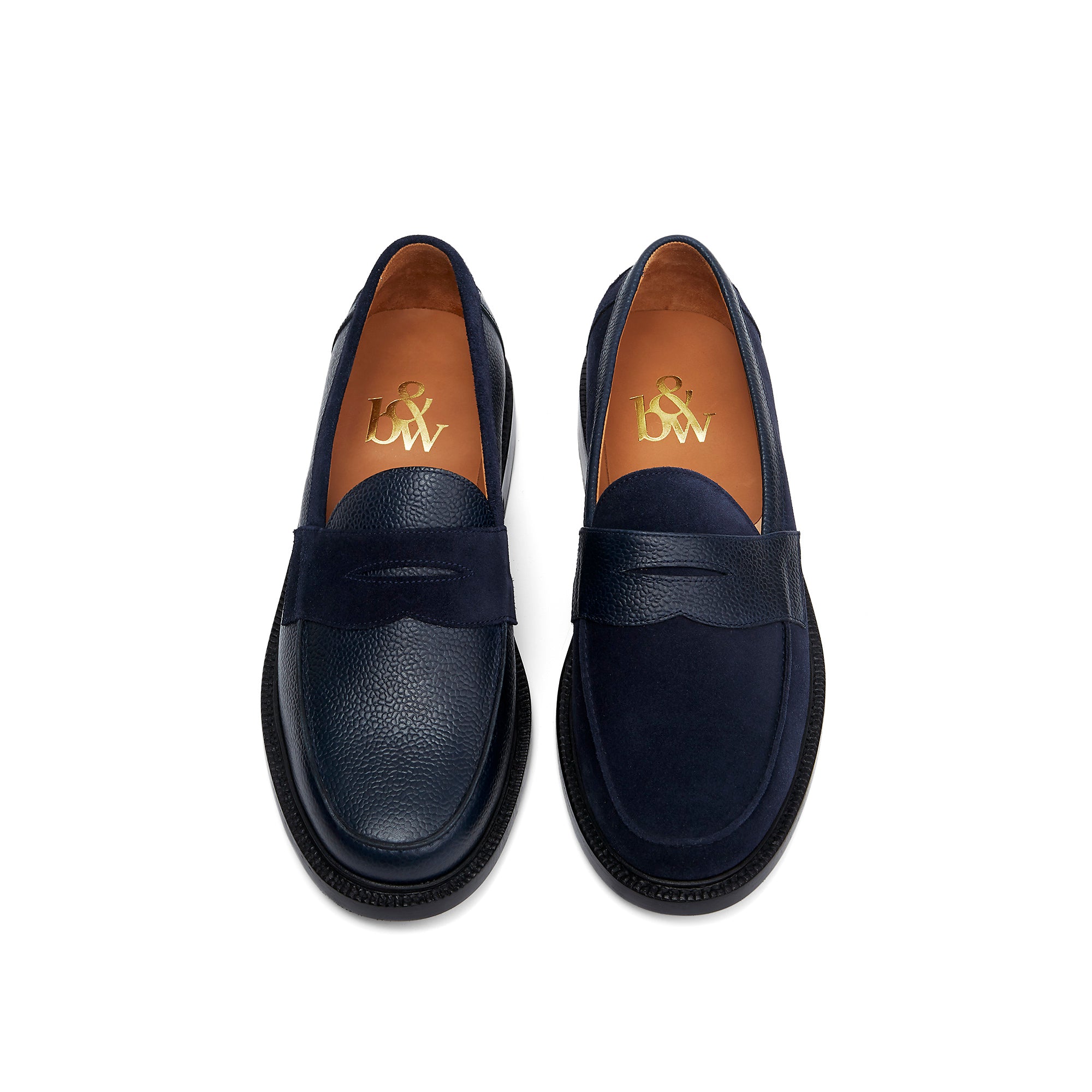 The Ellis Penny Loafer, Navy Flip